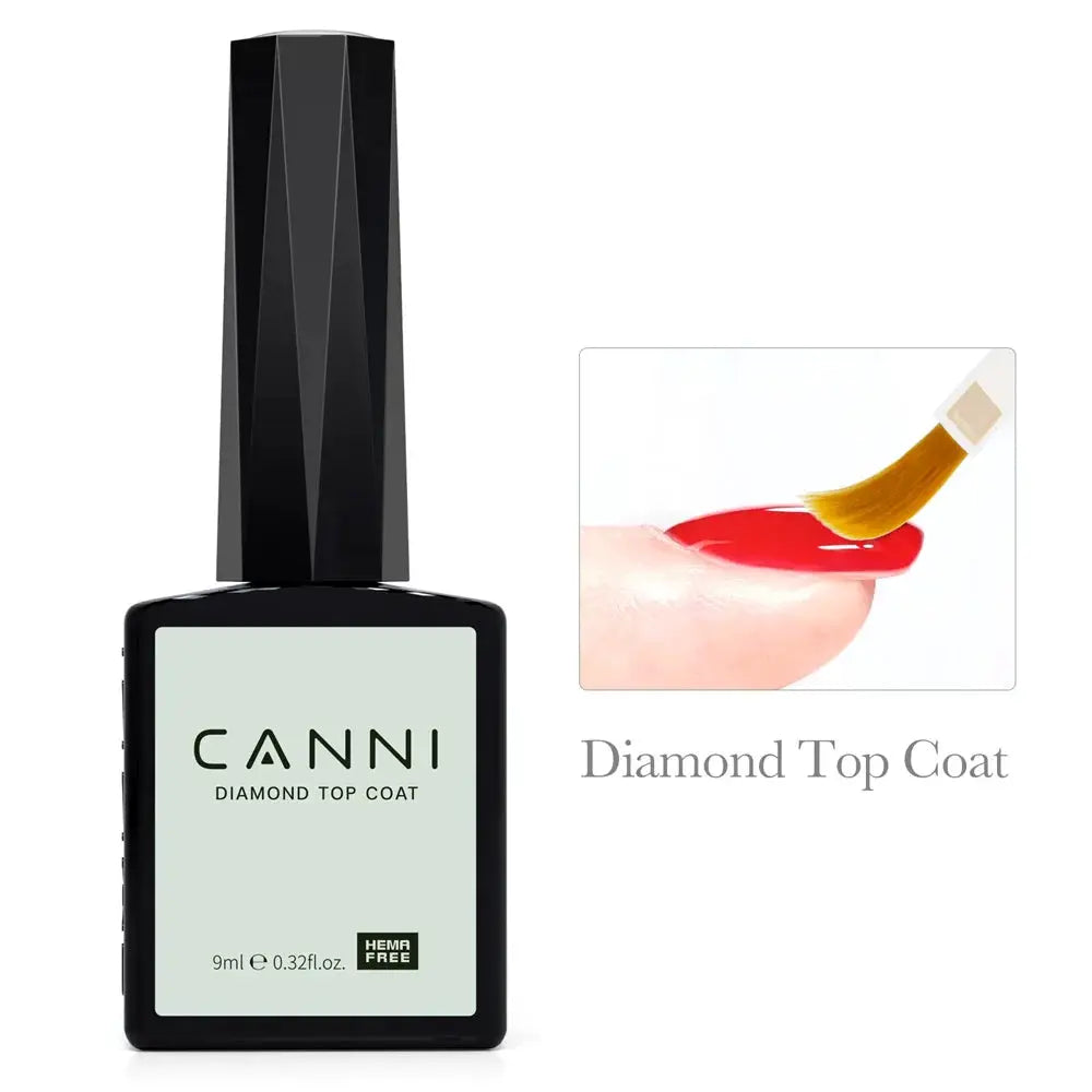 Canni Hema Free Nail Gel Polish Christmas Red Collection Semi Permanent 9ml Long Lasting Shine
