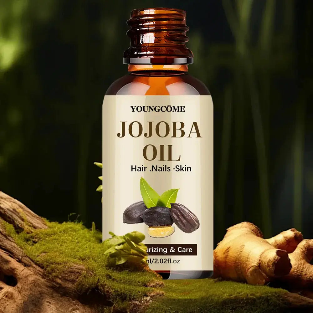 Organic Jojoba Oil Cold Pressed Hexane Free Carrier Oil For Face Hair Skin Nails Natural Moisturizing