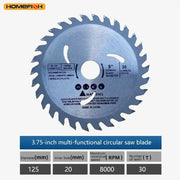 125mm Circular Saw Blade 30 Teeth Carbide Wood Cutting Disc 20mm Bore for Woodworking