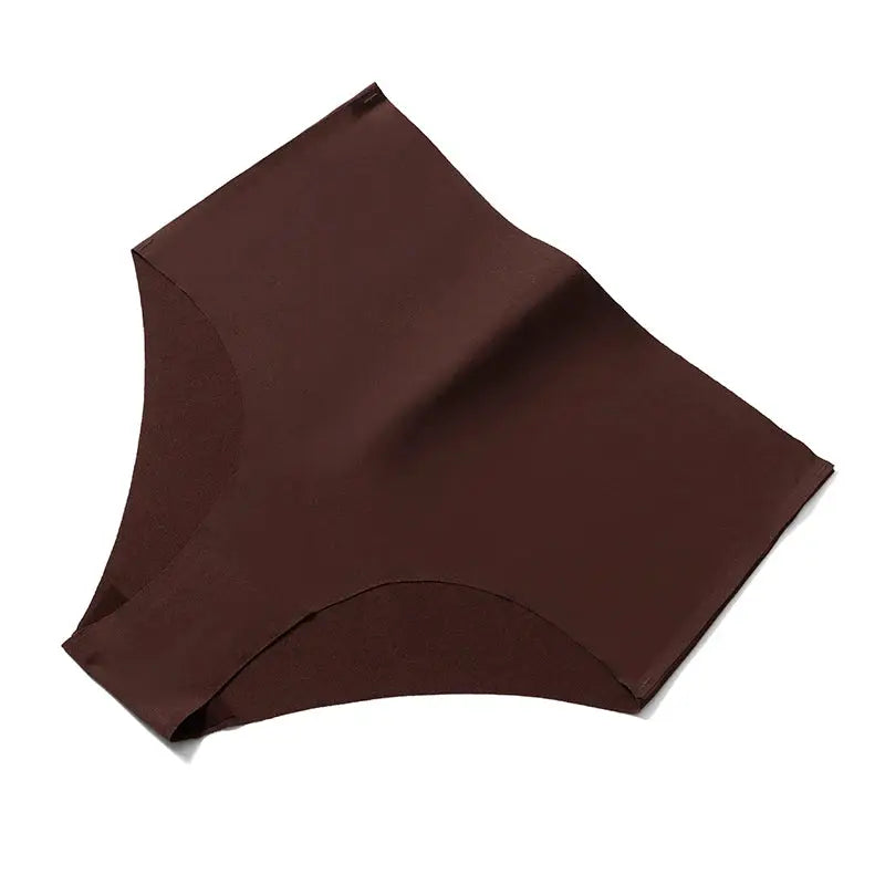 High-waist seamless women's panties in brown by Simples Market (BZEL)