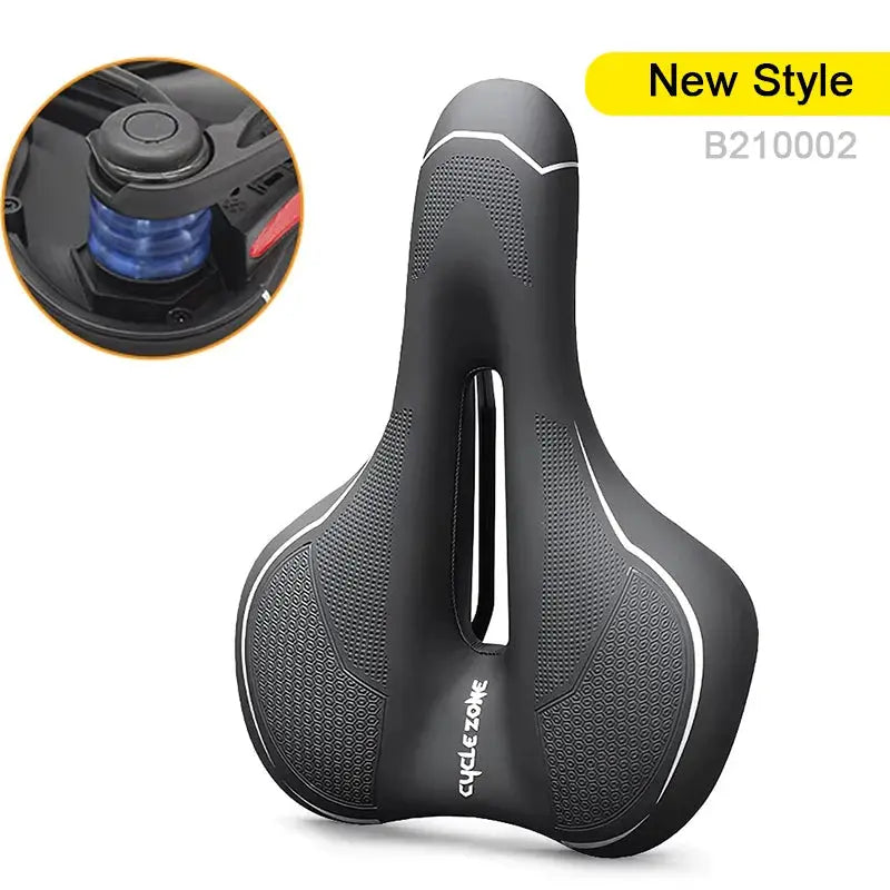 Hollow Breathable Bicycle Saddle For Men And Women MTB Road Bike Seat Shock Absorbing Comfort For Big Butt
