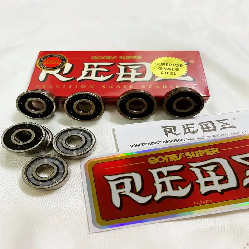 Skateboard Bearings 8 Pack Spacers And Washers Bundle 608 High Rotation Ceramic Bearings For Precision Skateboards