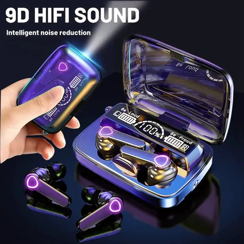 Original M19 Bluetooth Headset Wireless In Ear Sports Earphone With Intelligent Touch Control And LED Battery Display