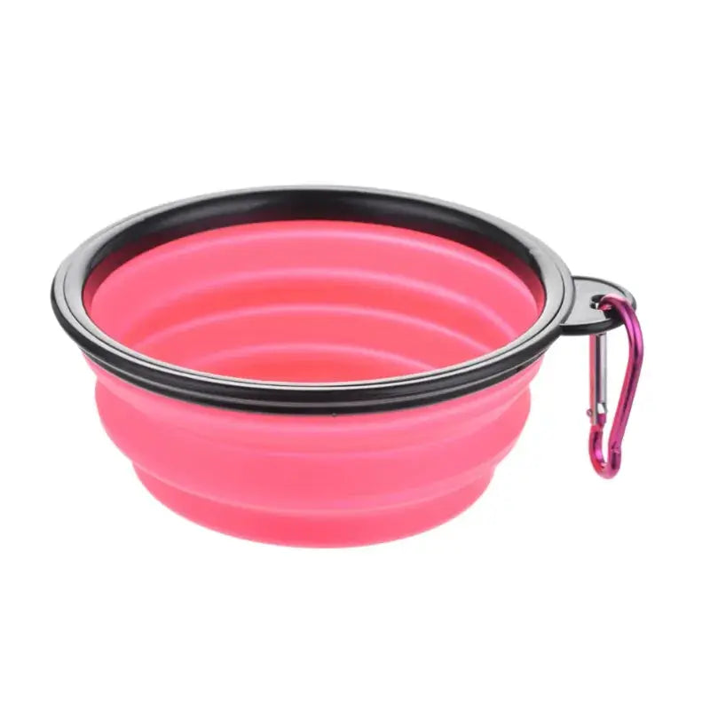 Portable Pet Food Bowl Durable TPR Collapsible Cat Dog Travel Outdoor Water Bowl