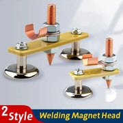 1 Pc Welding Magnet Head Magnetic Ground Clamp Holder For Welder Sheet Metal Repair And Ground Wire Fixture