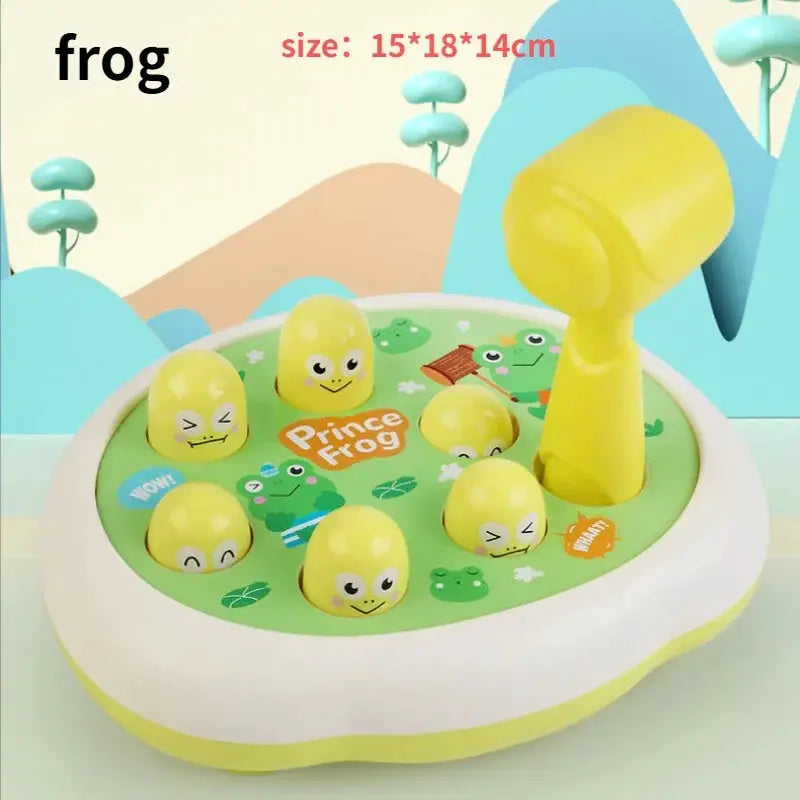 Cartoon Whac A Mole Montessori Baby Toy Educational Toddler Gift Animal Theme Knocking Game Parent Child Board Game Boy