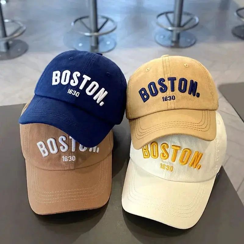 Solid Letter Kids Baseball Cap With Embroidery Adjustable Sun Hat For Boys And Girls Spring Summer