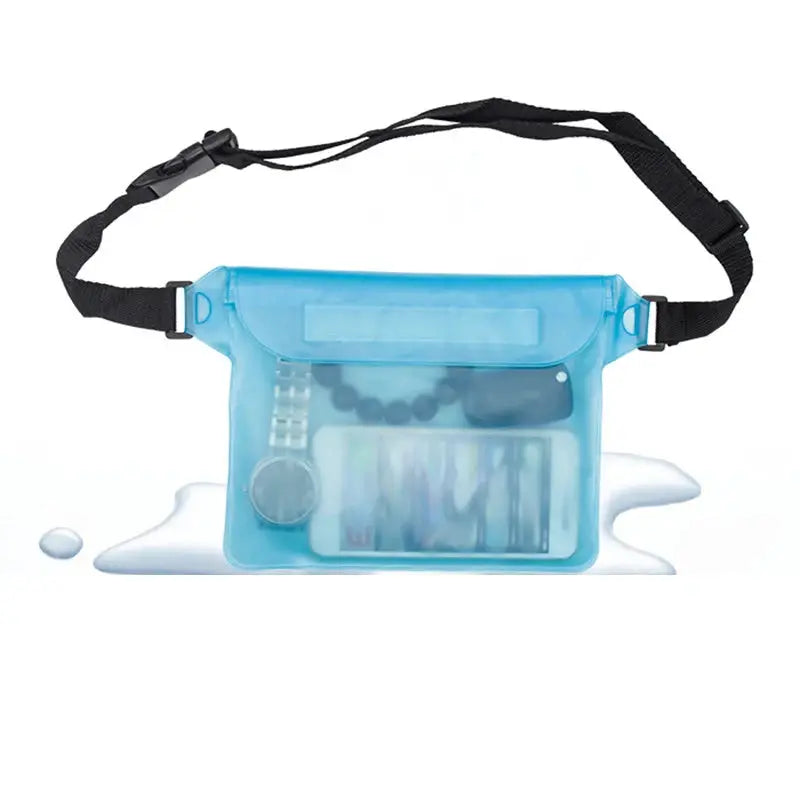 Waterproof Swimming Bag And Dry Phone Case Waist Pack For Beach Boat Skiing Diving And Outdoor Sports