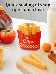 Multi Functional Food Sealing Clip Bag Clip Refrigerator Magnetic Sticker For Snacks Chips And Food Storage