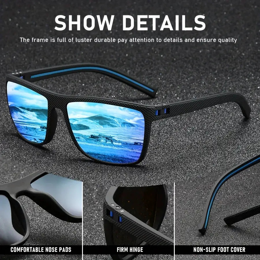 Apex Unisex Polarized Sport Sunglasses UV400 Protection For Men And Women Ideal For Fishing And Outdoor Activities