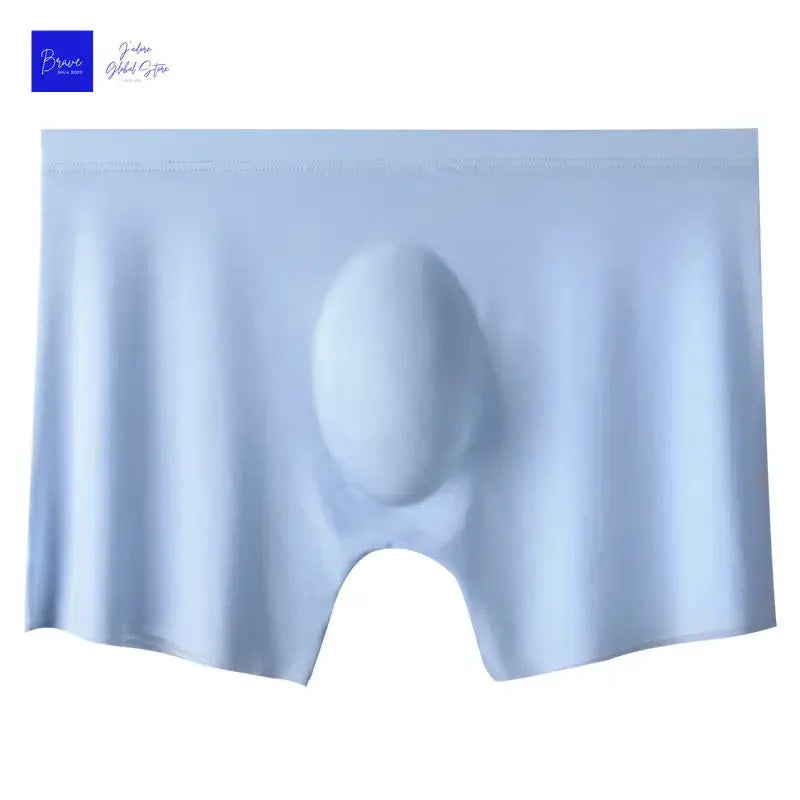 Mens Ice Silk Boxer Shorts Seamless Breathable Antibacterial Underwear For Men Comfortable Daily Wear