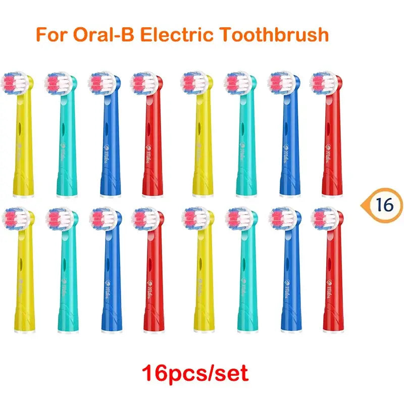 Oral B Braun Replacement Toothbrush Heads Extra Soft Dupont Bristles Rounded End For Gentle Cleaning Whitening