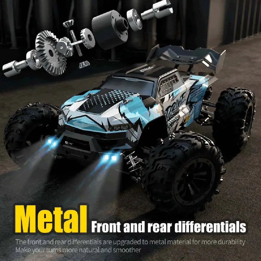 Teeggi 16101/16102 PRO 1:16 RC Monster Truck with LED lights and metal front and rear differentials