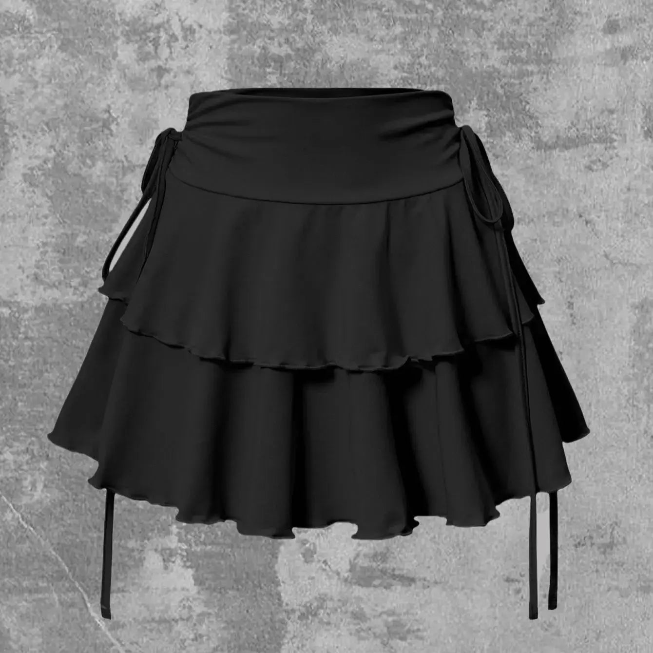 AuroraWear High Waist Solid Color Slim Fit Mini Skirt With Elastic Waistband For Summer Outdoor Versatility