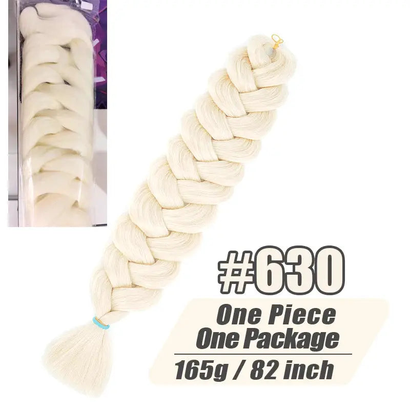 Simples Market 82-inch Kanekalon jumbo braiding hair, cream blonde, one piece, 165g