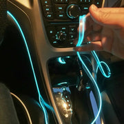 5m car interior LED strip by Simples Market, blue flexible USB ambient lighting