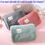CozyHeat Electric Plush Hot Water Bag Reusable Warm Water Bottle With EU Plug For Quick Winter Heat