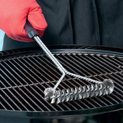 Stainless Steel Barbecue Grill Cleaning Brush With Durable Bristles Nonstick Safe Scrubber For Grates And Outdoor Grills
