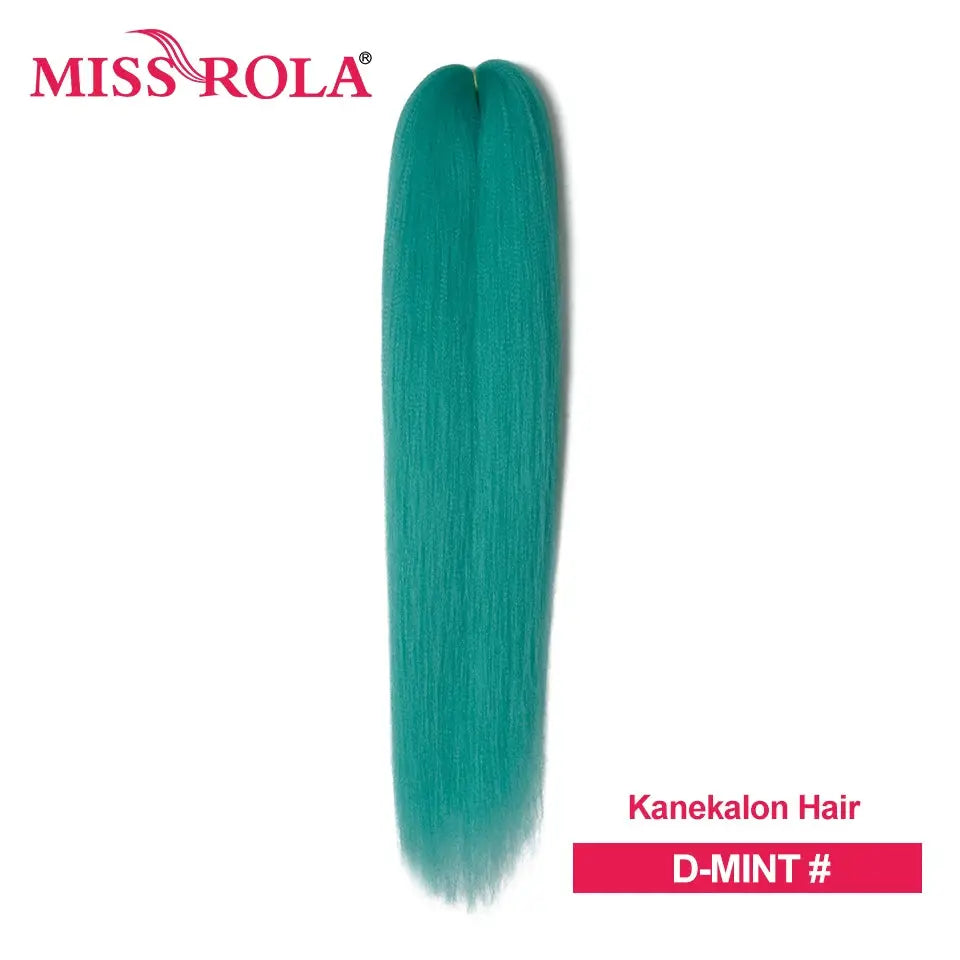 Miss Rola Kanekalon EZ Twist jumbo braiding hair, D-MINT teal, 6-piece bulk set
