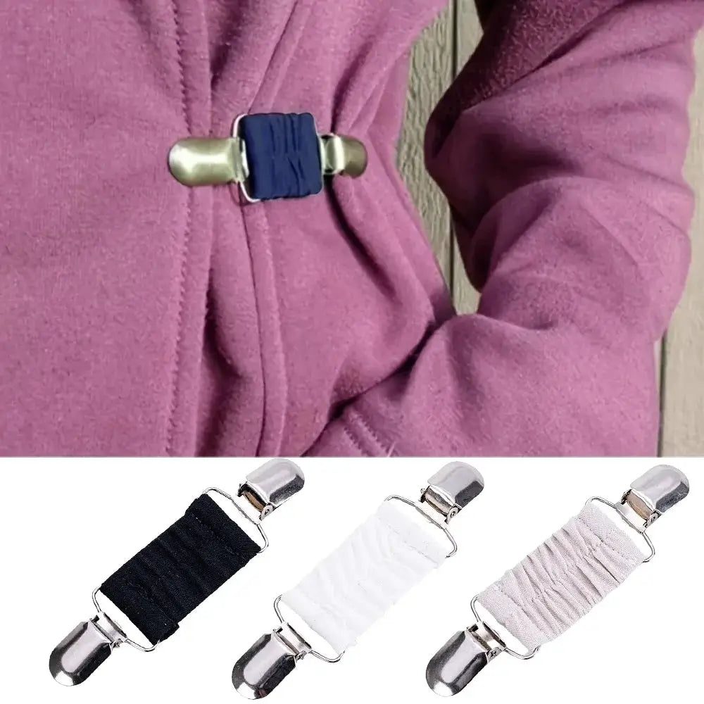 Adjustable Back Cinch Clips For Women Waist Cincher Seamless Elastic Tighteners For Dresses Sweaters Shawls
