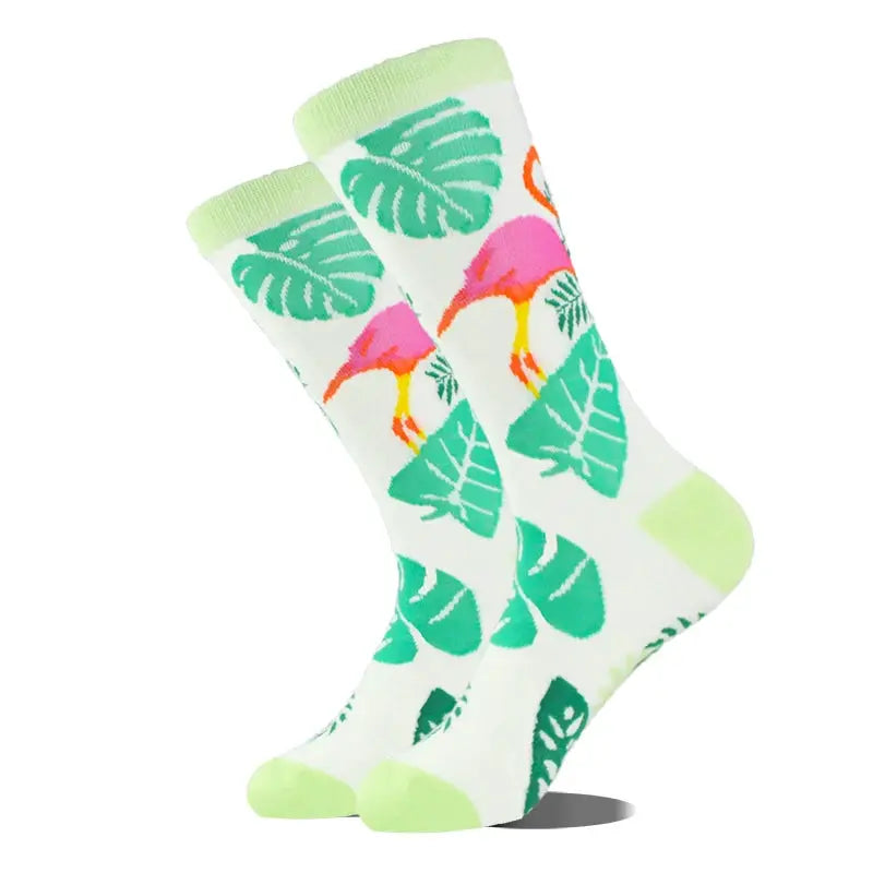 Cotton Happy Funny Socks For Men Women Unisex Crew Socks Alien Planet Shark Dinosaur Novelty Design