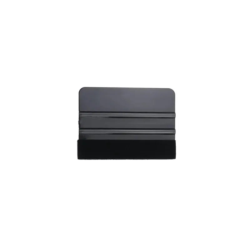 Simples Market felt-edge squeegee window tinting tool, black plastic vinyl wrap scraper