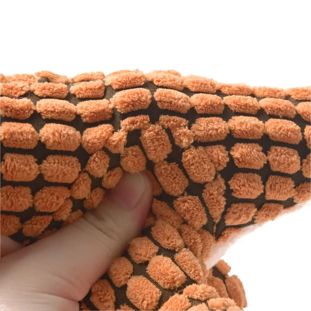 Interactive Plush Dinosaur Dog Toy for Small Dogs and Cats Durable Fleece Chew Toy