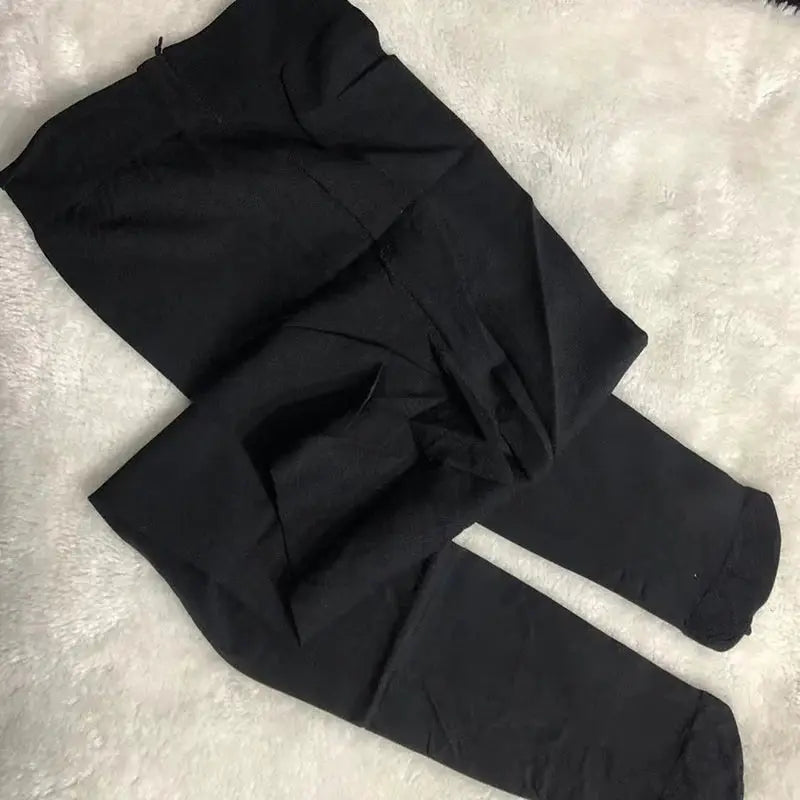 Simples Market black 80D seamless tights, nylon stockings, warm for spring, autumn and winter