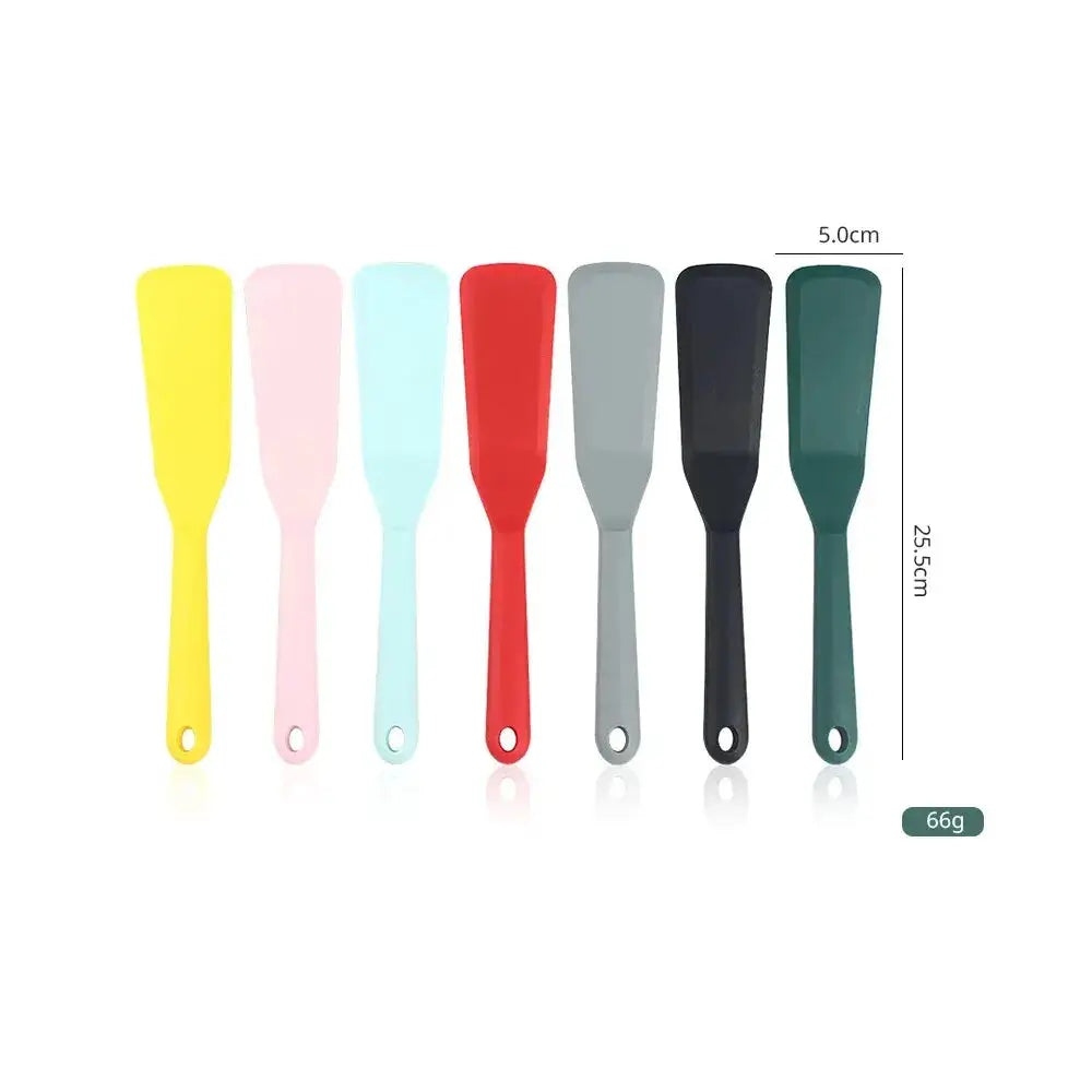 7 Color Silicone Frying Shovel Nonstick Surface Kitchen Tool For Pancakes Eggs Steak And Baking