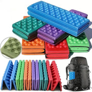Honeycomb Massage Mat 6-Fold XPE cushion; multi-color foldable pad for outdoor hiking, camping, picnics