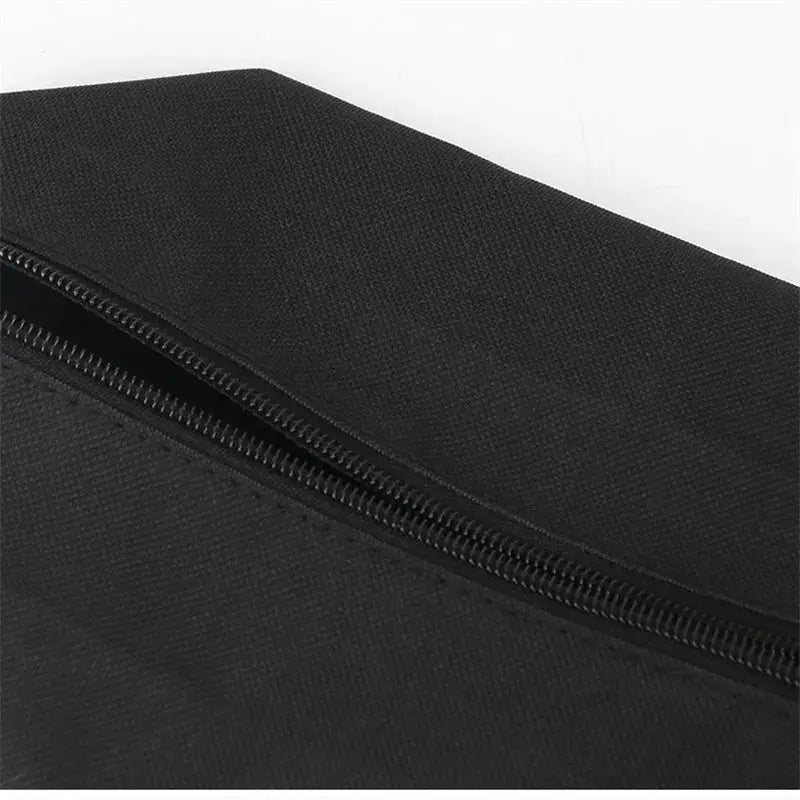Small Oxford cloth hand-held tool bag, black fabric with zipper, lightweight mini storage pouch