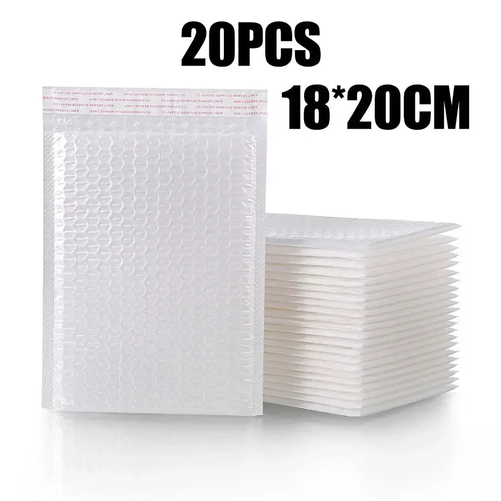 Wholesale White Padded Bubble Mailers Self Seal Envelopes 10 to 100 Pack for Packaging Shipping Gifts
