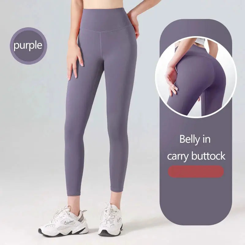 Ribbed High Waisted Yoga Pants For Women Seamless Leggings With Tummy Control For Running And Training
