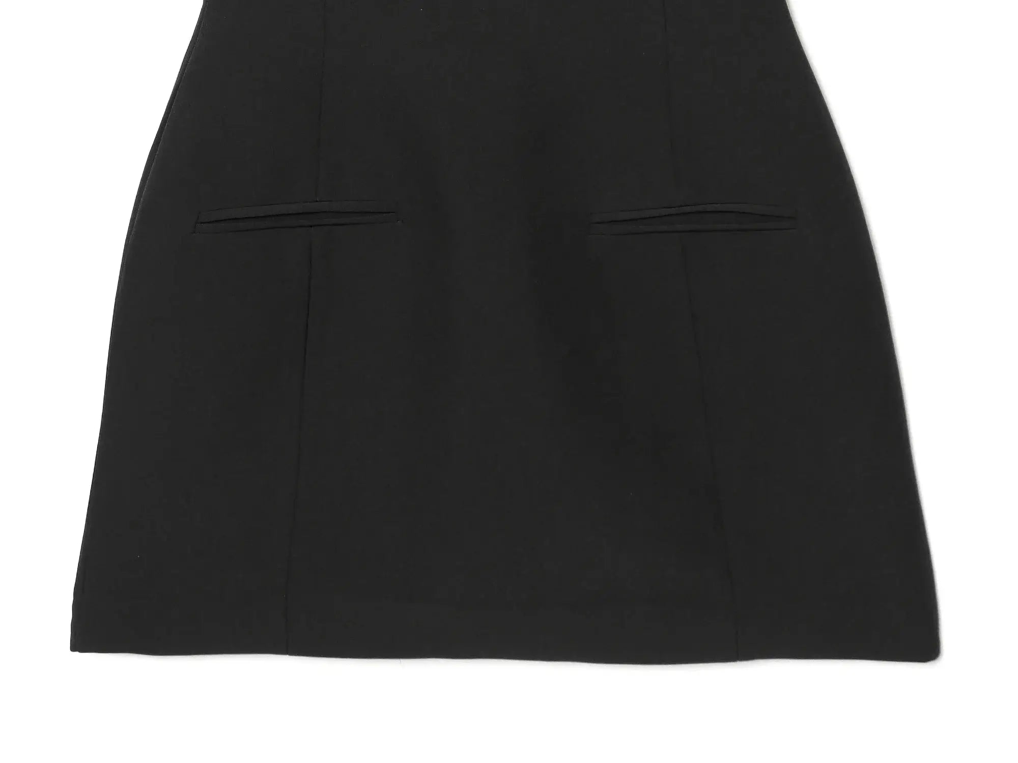 TFMLN Elegant Women Short Sleeve Mini Dress Slim Fit High Waist Solid