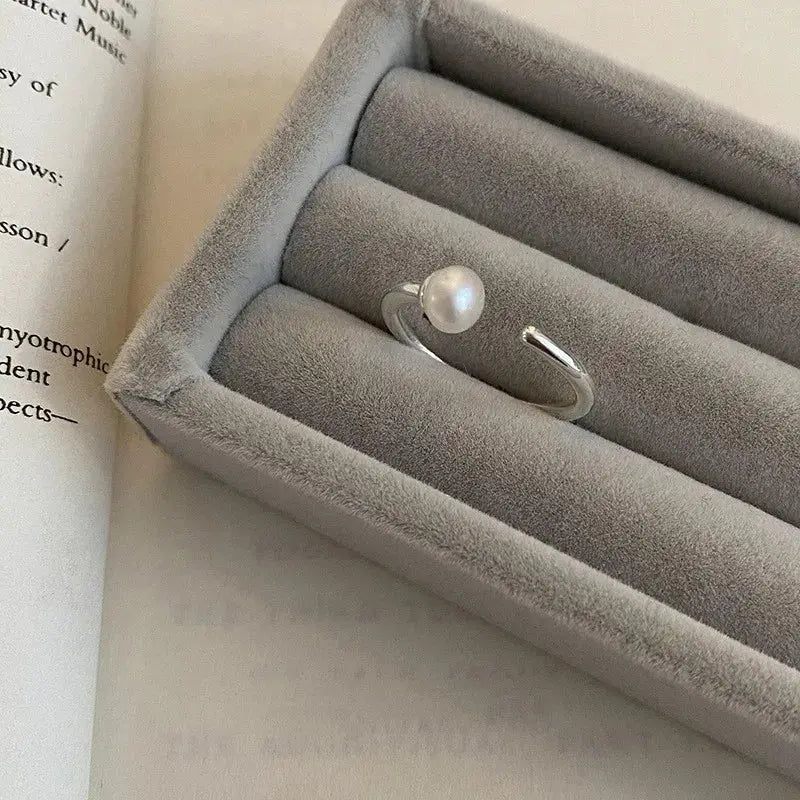 Ventfille 925 Sterling Silver Rings Fashion Hip Hop Vintage Couples Hollow Lines Punk Silver Party Adjustable Jewelry