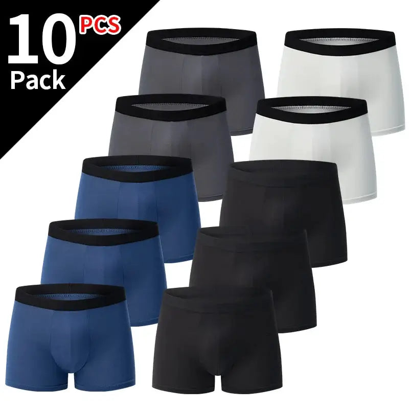 Men's boxer shorts 10-pack in assorted colors by Simples Market