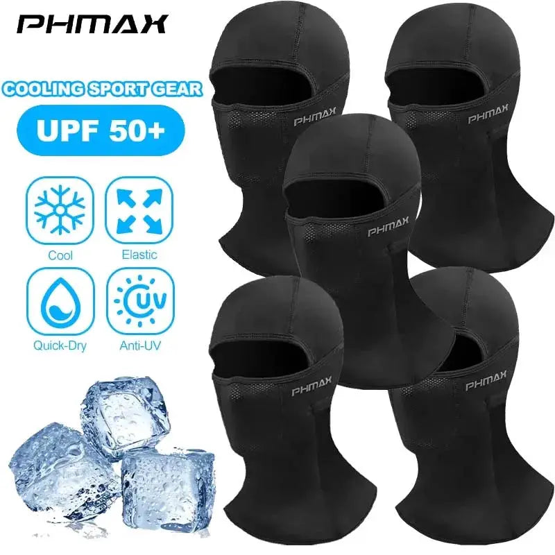 PHMAX Motorcycle Riding Mask Wind Protection Breathable Full Face Mask Balaclava Hat Scarf Hood Moto Biker Wind Cap