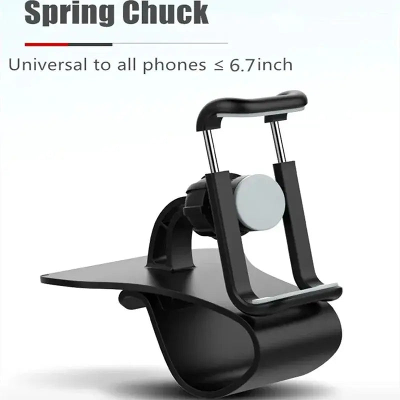 AutoGrip 360 Degree Rotatable Car Phone Holder Universal Dashboard And Rearview Mirror Mount