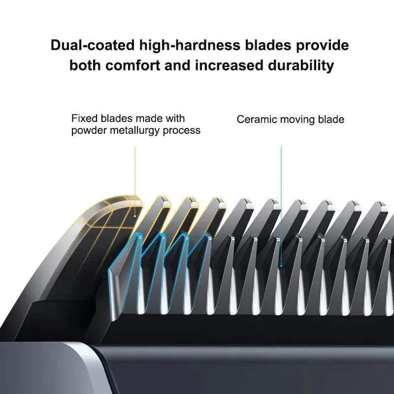 MIJIA Hair Clipper 2 Wireless IPX7 Waterproof Beard Trimmer Professional Haircut Machine