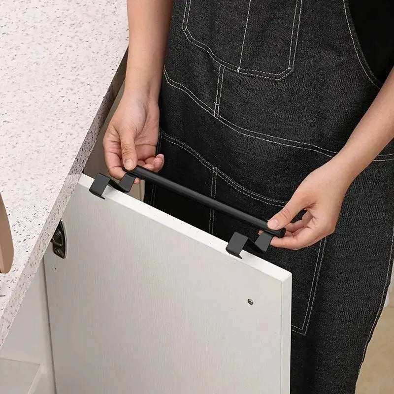 Over Cabinet Towel Rack Stainless Steel Wire Door Hanging Organizer