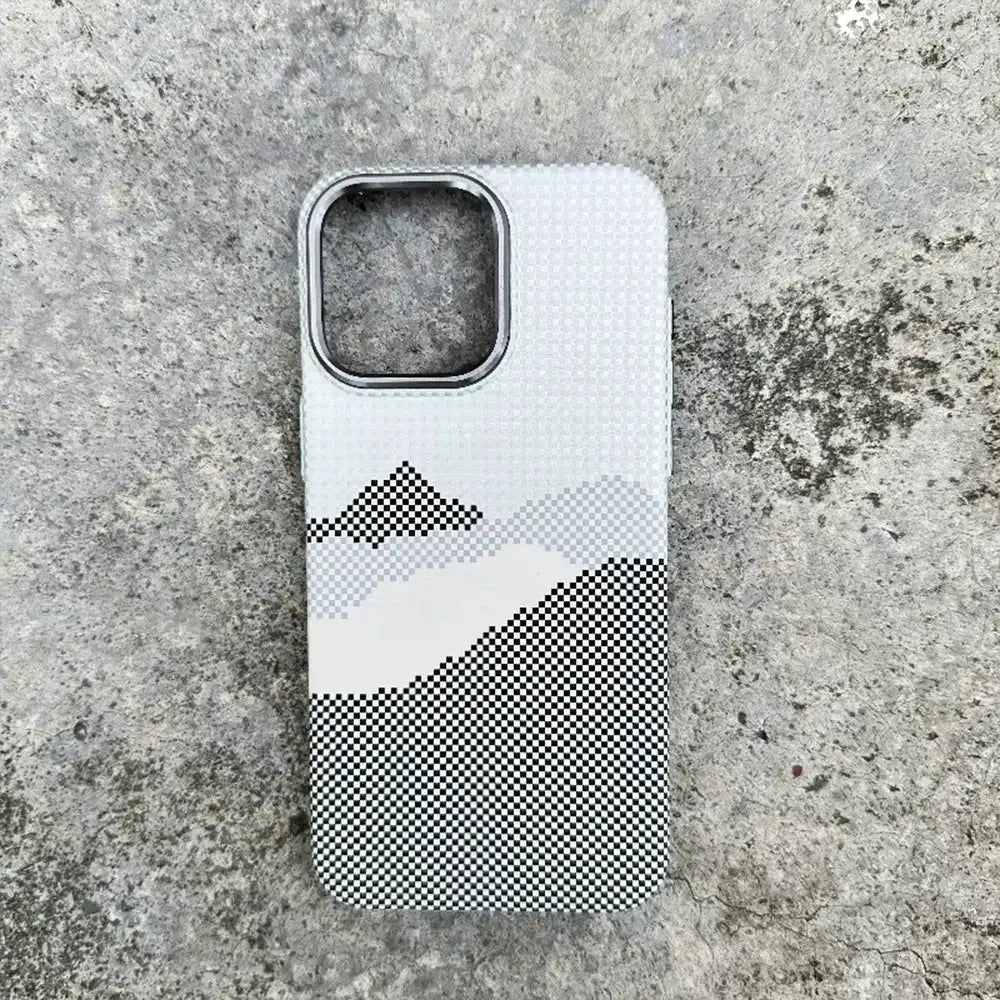 Colourful Kevlar Pattern MagSafe Case For iPhone 11 12 13 14 15 16 17 Pro Max Wireless Charging Cover