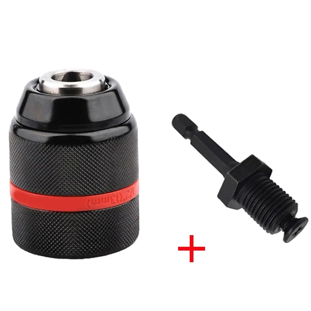 JENTORIX Keyless Drill Chuck 2mm To 13mm With 3 Jaw Self Lock Ratchet And One Half Twenty UNF Thread For Drill Bits