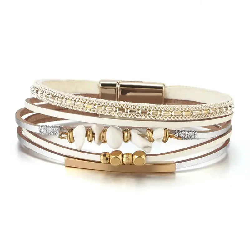 Bohemian Cowboy Chic Cross Bracelet Western Jewelry For Women Christian Religious Bracelet