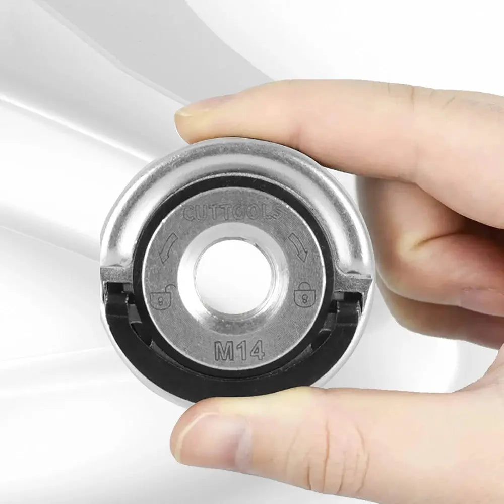 M14 Quick Release Locking Nut For Angle Grinder Flange Nut Replacement Durable Spindle Nut For Fast Disc Changes