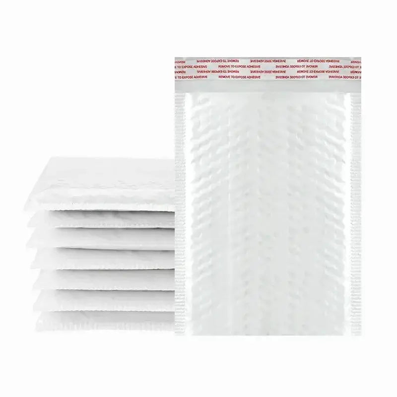 Wholesale White Padded Bubble Mailers Self Seal Envelopes 10 to 100 Pack for Packaging Shipping Gifts