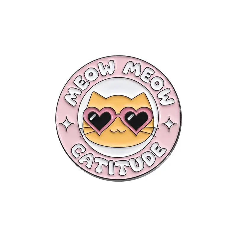 Certified Cat Lady Enamel Pin Cute Kitten Lapel Brooch Cartoon Jewelry Gift For Cat Lovers Friends Kids