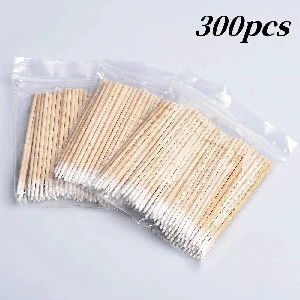 NailMate Wooden Tip Cotton Buds Ultra Detail Corrector For Precise Nail Polish Removal And Clean Sticks