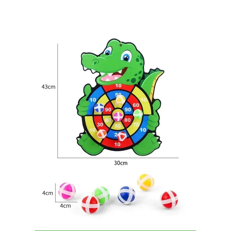 Child Educational Games Dart Board Sticky Ball Indoor Sports Montessori for Children 3 To 7 Years