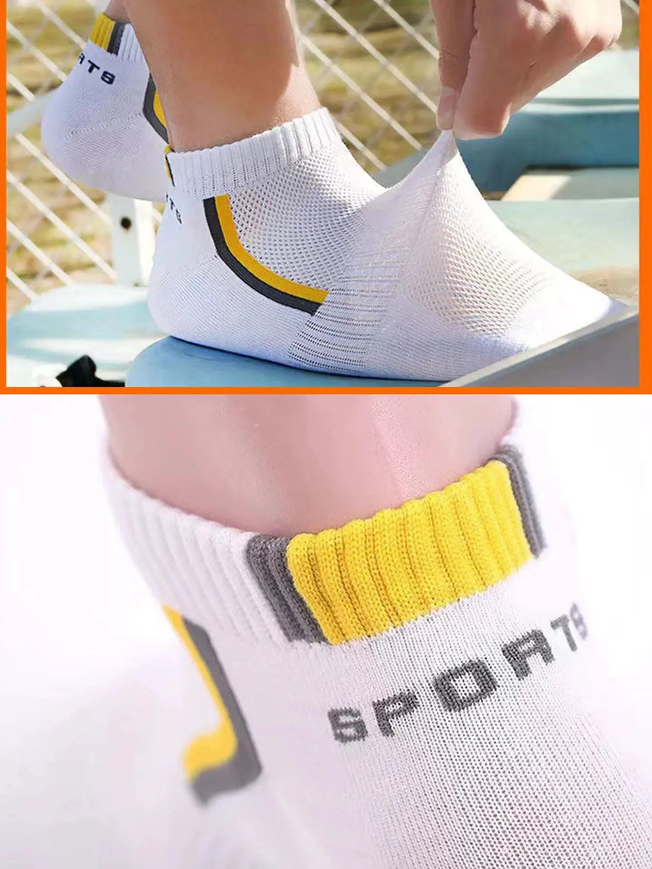 Mens Anti Slip Ankle Boat Socks Five Pairs For Business And Sports Breathable Sweat Resistant Odor Resistant Comfortable