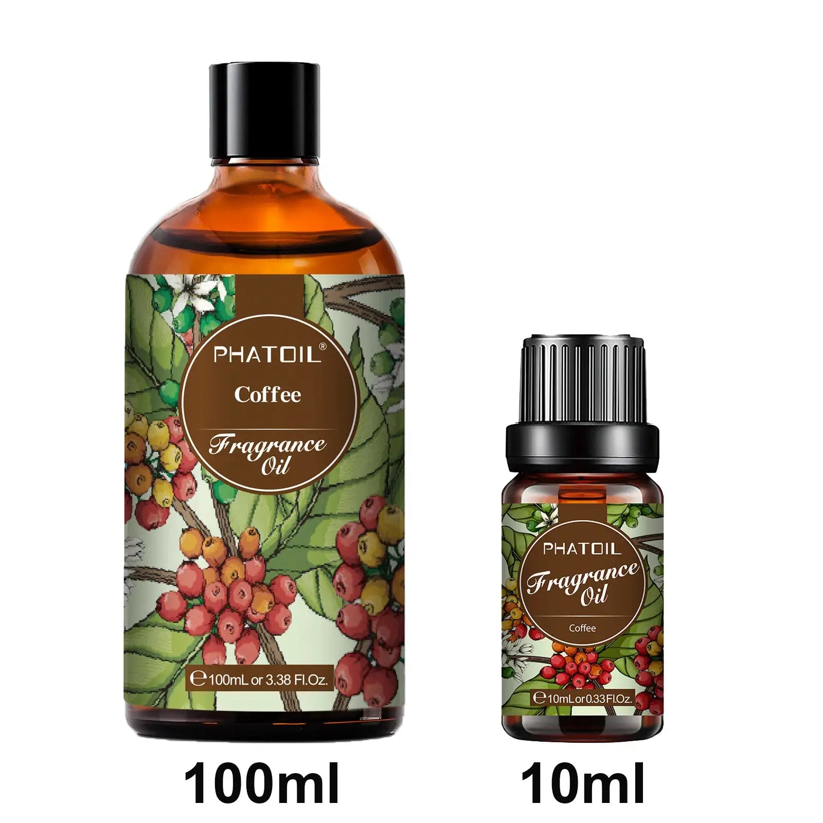 Phatoil Aromatherapy Fragrance Oil 10ml and 100ml Sea Breeze Japanese Magnolia Bubble Gum Baby Powder Angel Aroma Oil